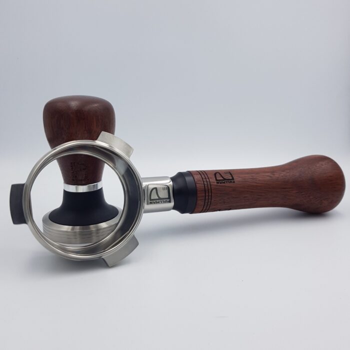 Breville / SAGE ('Naked') Portafilter 800 series & tamper - Oak / Jarrah