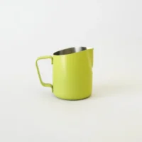 10oz Latte Art Pitcher with Wide Spout in Calamansi Mist 10oz WPM Latte Art Pitcher with Wide Spout in Calamansi Mist