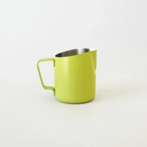10oz Latte Art Pitcher with Wide Spout in Calamansi Mist 10oz WPM Latte Art Pitcher with Wide Spout in Calamansi Mist