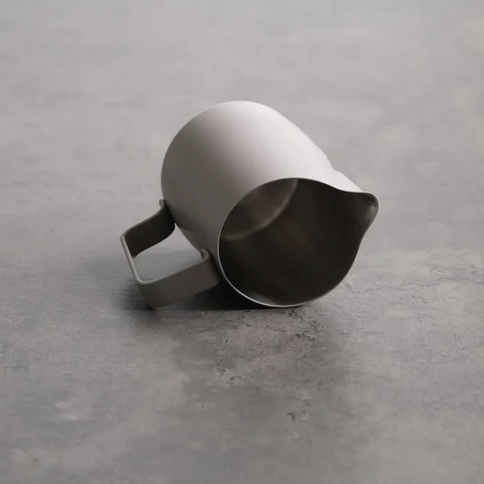 15oz SLOW POUR SUPPLY¨ X WPM PITCHER with Wide Spout in Cinder on Side 15oz SLOW POUR SUPPLY¨ X WPM PITCHER with Wide Spout in Cinder