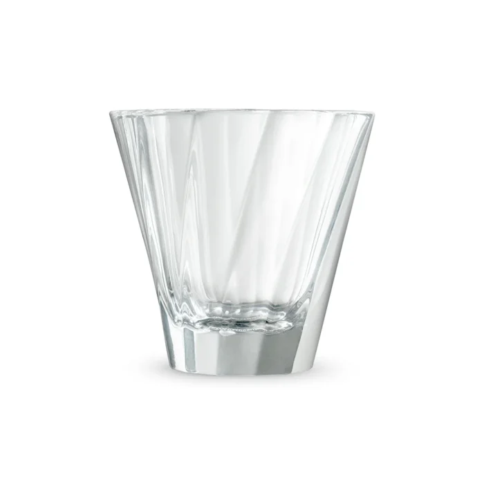 180ml Twisted Cappuccino Glass (Clear) Loveramics Twisted Cappuccino Glass 6oz
