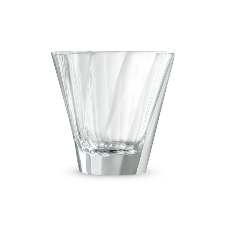 180ml Twisted Cappuccino Glass (Clear)