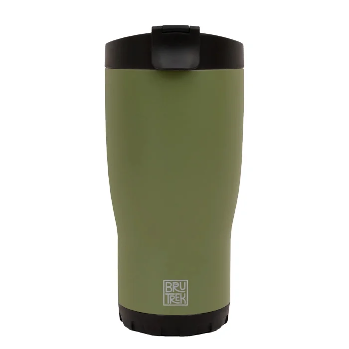 The BruTrek® Adventure Coffee Tumbler Moss Green