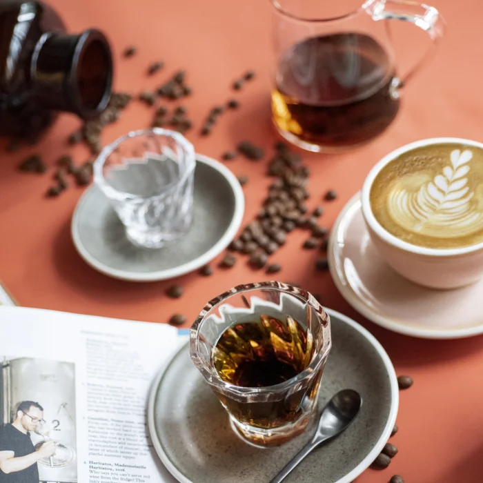 urban-glass_twisted-glass_lifestyle_00044 Loveramics Twisted Cappuccino Glass 6oz