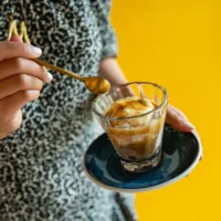 urban-glass_twisted-glass_lifestyle_00046 Loveramics Twisted Cappuccino Glass 6oz